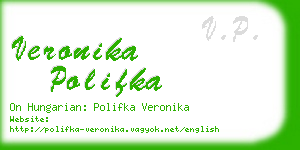 veronika polifka business card